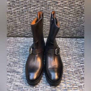 Jimmy Choo Buckled Leather Boots - Size 39 - NEW -  Retail $895